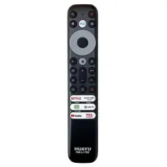 Huayu Tcl Rm-l1768 - Rc902v - Rmr1 Netflix-prime Video-guard-media-youtube Tuşlu Ses Komutsuz Lcd Led Tv Kumandası