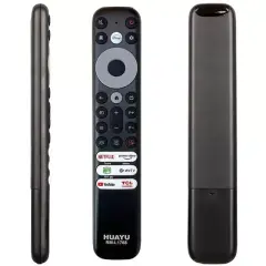 Huayu Tcl Rm-l1768 - Rc902v - Rmr1 Netflix-prime Video-guard-media-youtube Tuşlu Ses Komutsuz Lcd Led Tv Kumandası