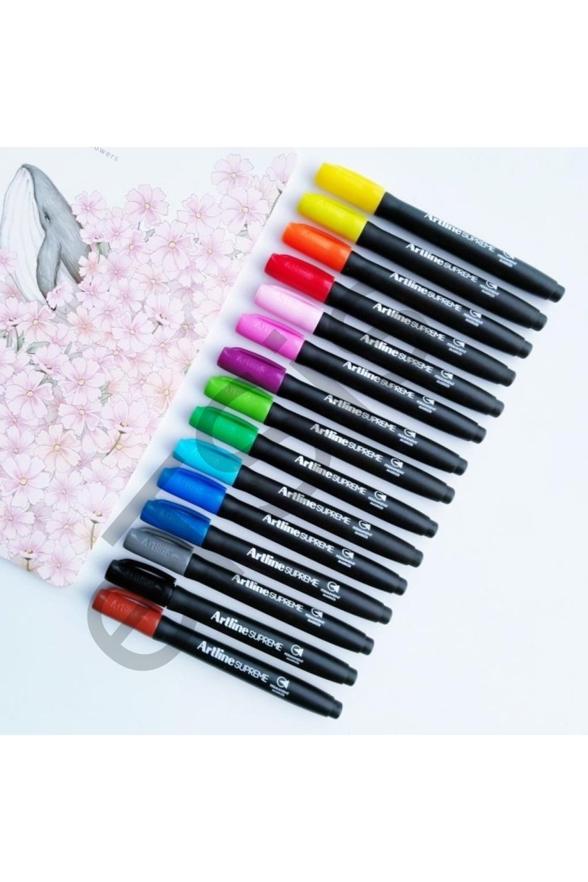 artline Supreme Permanent Marker/ Kalıcı Markör 15 Renk