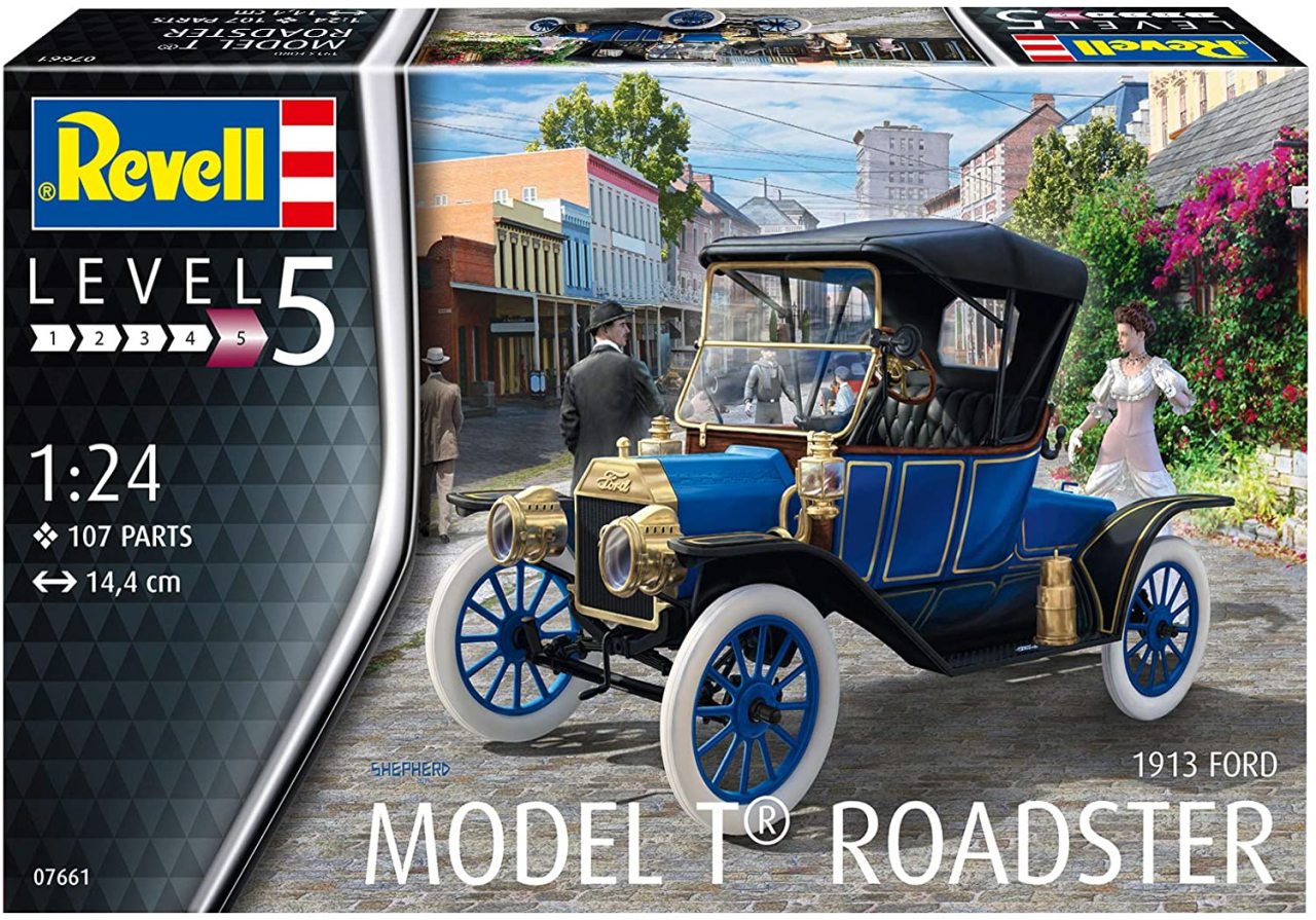 1913 Ford Model T Roadster Model Araba 1:24 N:7661
