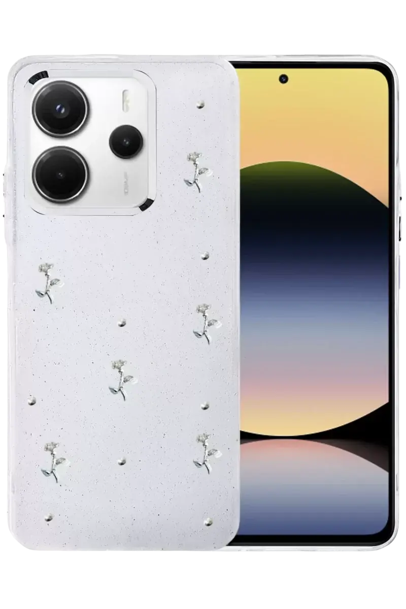 Newface Xiaomi Redmi Note 14 4g Fiyonk Desenli Kapak - Desen 4