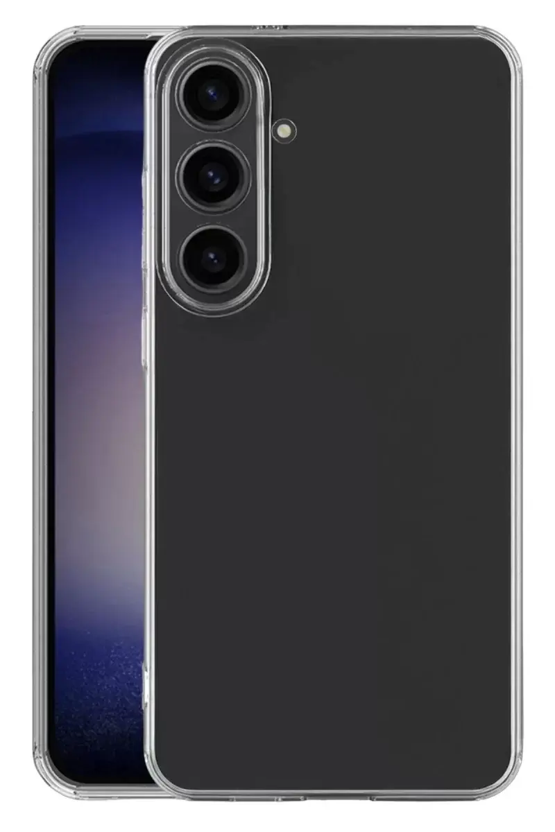 Newface Samsung Galaxy S25 Kılıf Lüx Şeffaf Silikon