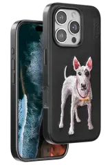 Venco Apple İphone 16 Pro Max Perma Desenli Kapak - Siyah