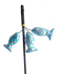 Eastland 3 Balıklı Kedi Oltası 50 cm Metalik