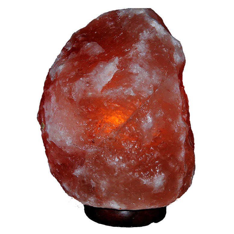 Doğal Himalaya Kaya Tuzu Lambası Kablolu Ampullü Pembe 7-8 Kg