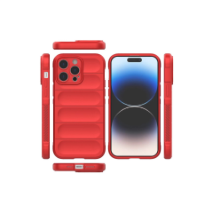 İphone 14 Pro Kılıf Optimum Silikon - Kırmızı