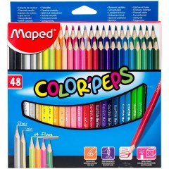 Color Peps 48 Renk Kuru Boya
