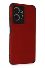Newface Xiaomi Redmi Note 12 4g Kılıf Loop Deri Silikon - Kırmızı
