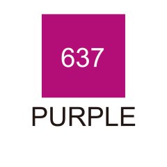 Kurecolor Fine&Brush For Manga Çift Taraflı Kalem N:637 Purple