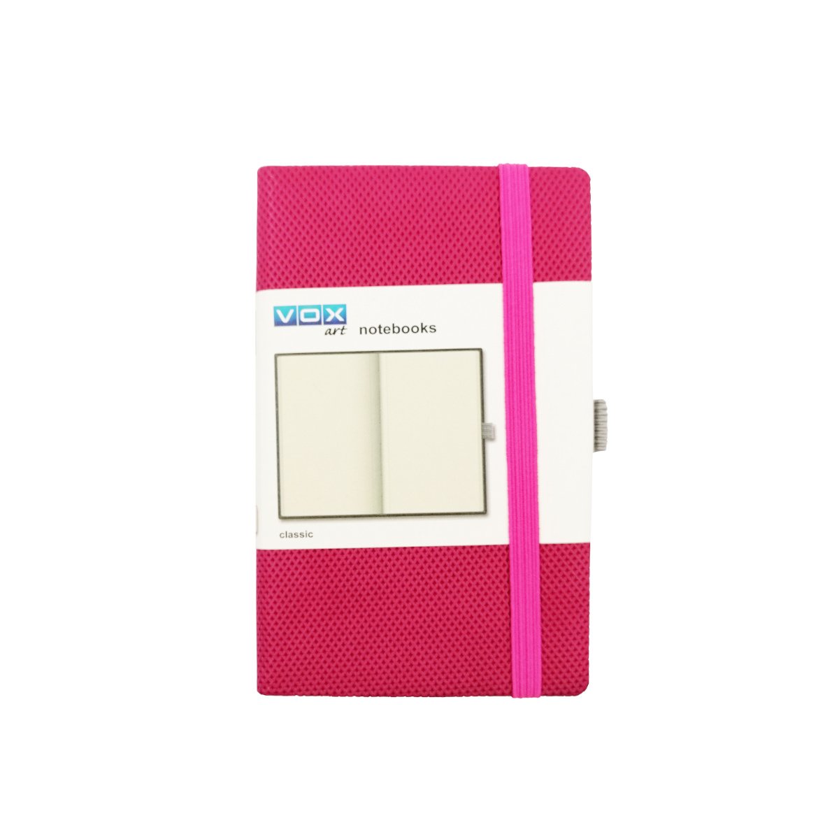 Çizgisiz Pembe Kapak Not Defteri 90x153mm 192 Yaprak