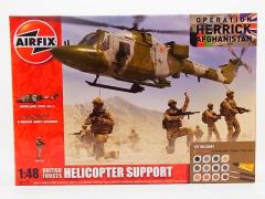 Maket Askeri Diorama Boyalı Set 1/48 N:A50122 HELICOPTER SUPPORT (30)