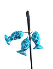 Eastland 3 Balıklı Kedi Oltası 50 cm Mavi