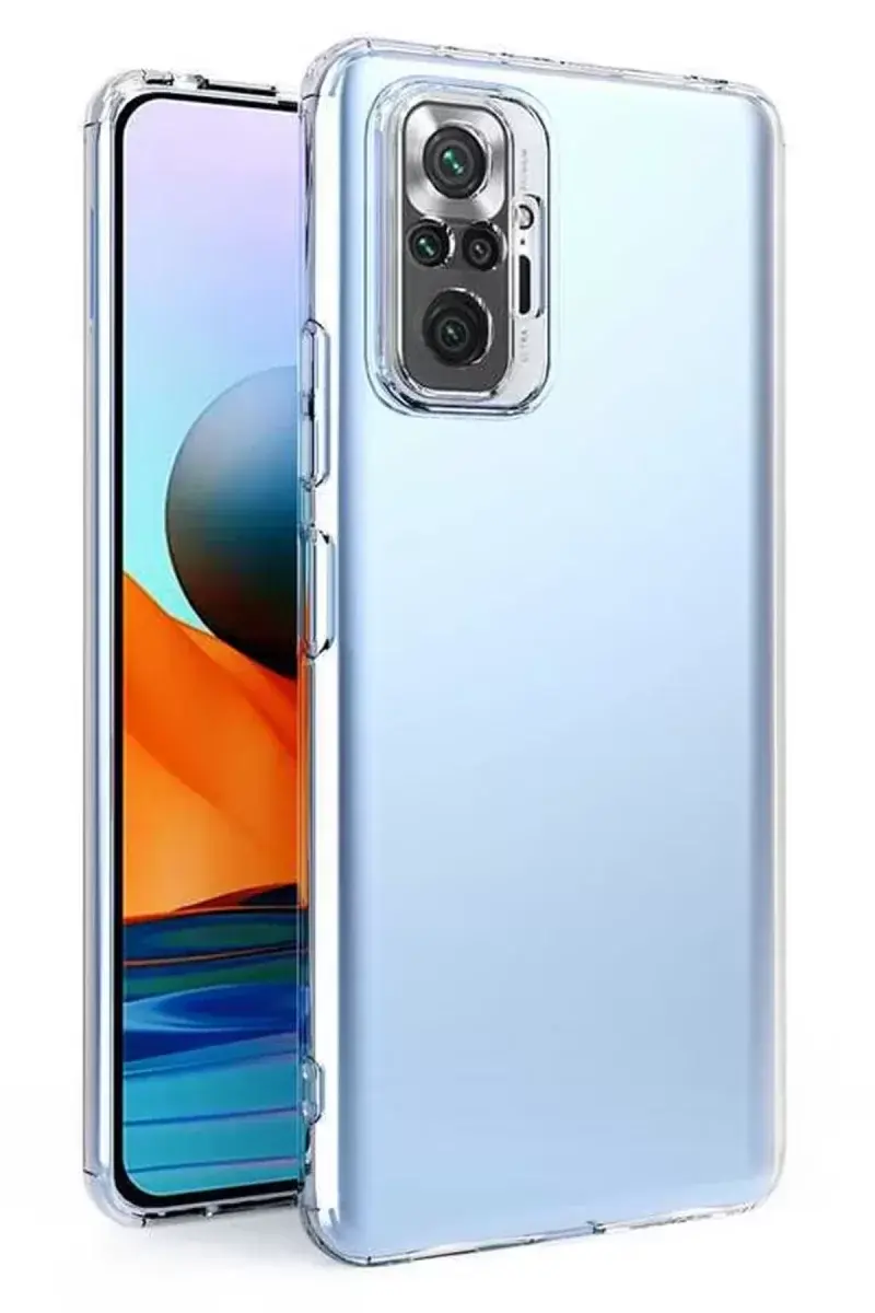Newface Xiaomi Redmi Note 10 5g Kılıf Lüx Şeffaf Silikon