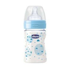 Chicco Silikon Normal Akış PP Biberon 150 ml - Erkek
