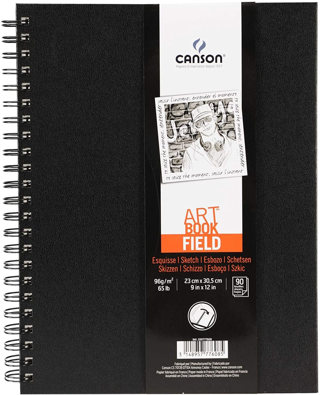 ArtBook Field Spiralli Eskiz Defteri 23x30,5cm 96gr 90 Yaprak