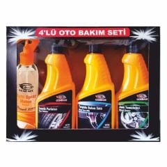 Comrade 4'lü Oto Bakım Seti - Kutulu