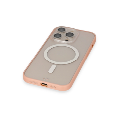 İphone 14 Pro Kılıf Grand Magneticsafe Kapak - Pembe