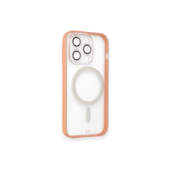 İphone 14 Pro Kılıf Grand Magneticsafe Kapak - Pembe