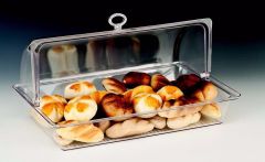 Polikarbon Rolltop Kapaklı Derin Muhafaza Kabı, 28x43x22 cm