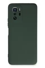 Newface Xiaomi Poco X3 Gt Kılıf Nano İçi Kadife Silikon - Koyu Yeşil
