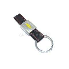 Chevrolet Derili Ortası Metal Oto Anahtarlık Siyah Krom