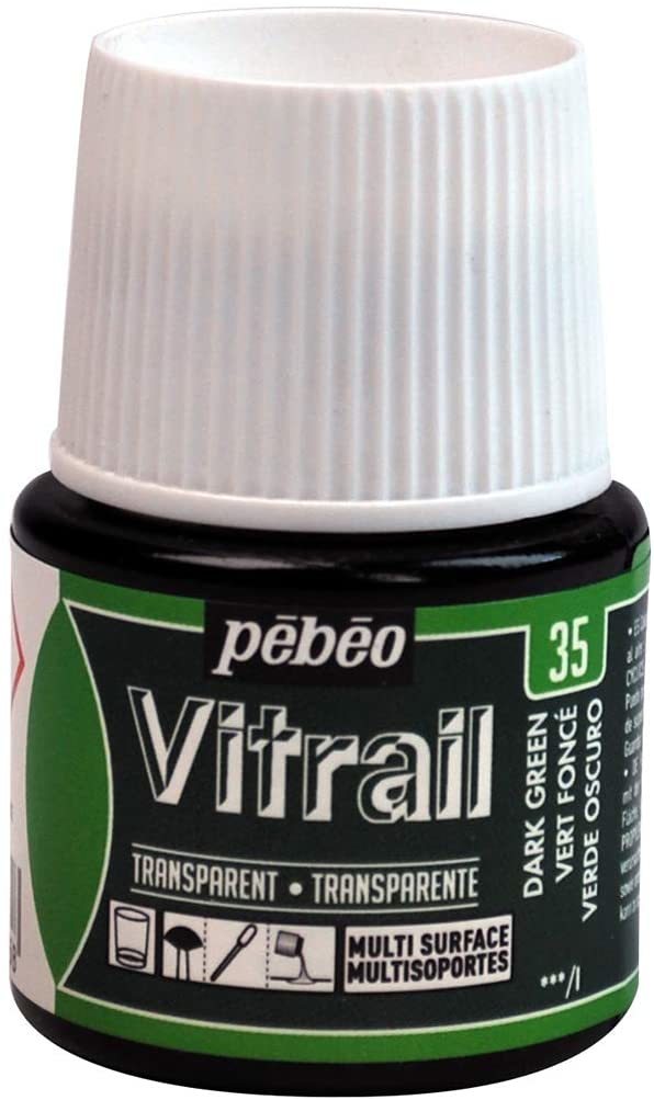 Vitrail Cam Boyası 45ml - 35 Dark Green