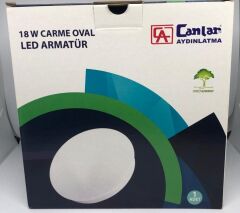 Tavan Led Armatür Oval 18W