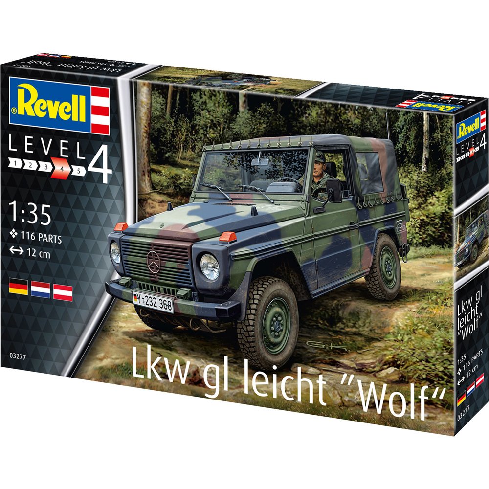 Lkw Gl Leicht ''Wolf'' Model Askeri Araç 1:35 N:3277