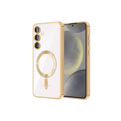 Samsung Galaxy S24 Plus Kılıf Kross Magneticsafe Kapak - Gold