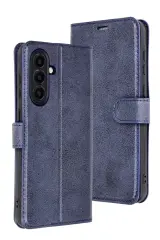 Newface Samsung Galaxy A16 5g Kılıf Trend S Plus Kapaklı Kılıf - Lacivert