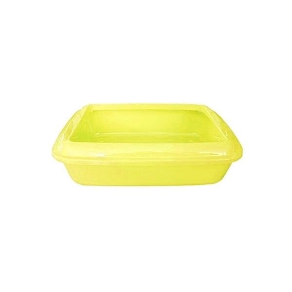 Ans Kedi Tuvalet Kabı Sarı 12*37*42 cm + Kürek Hediyeli