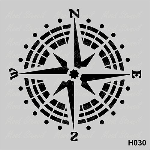 Stencil 25x25cm N:H030