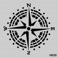 Stencil 25x25cm N:H030