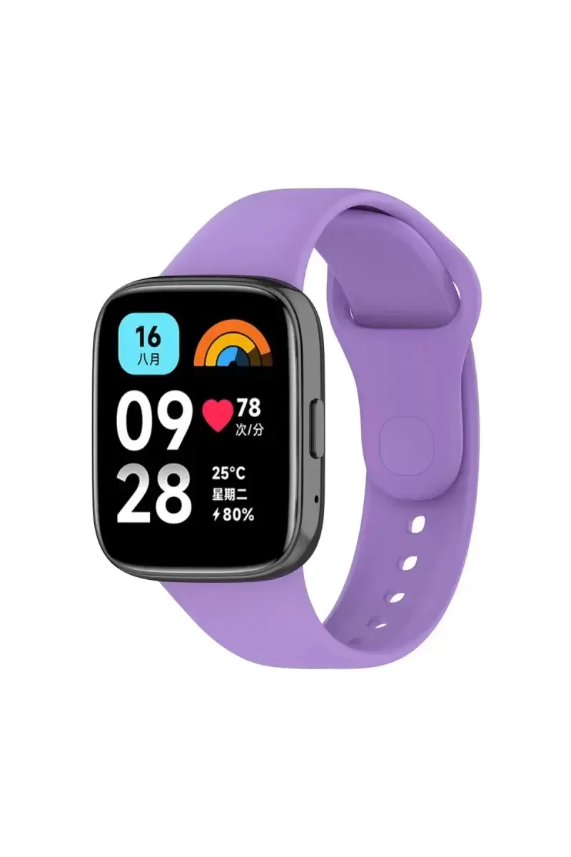 Newface Xiaomi Redmi Watch 3 Active Klasik Kordon - Lila