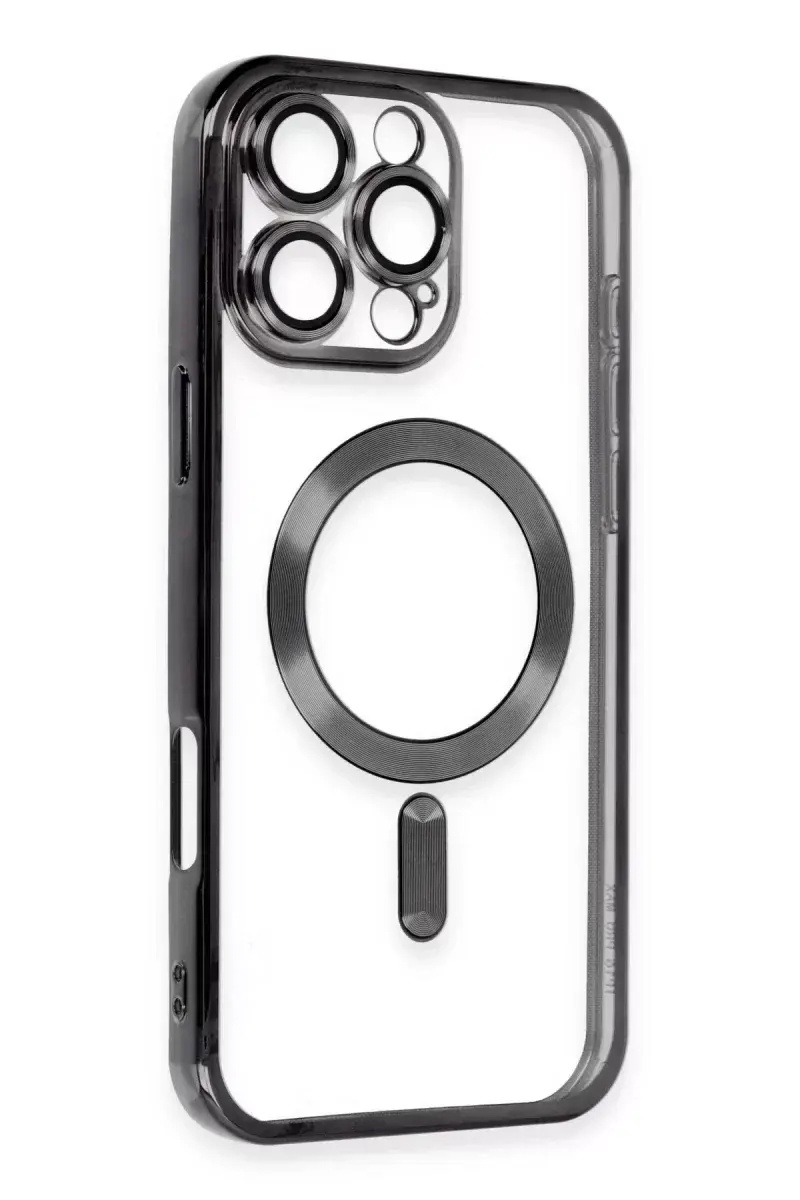 Newface İphone 16 Pro Max Kılıf Kross Magneticsafe Kapak - Siyah