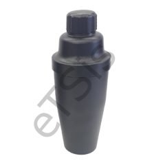 Polikarbon Kokteyl Shaker, 700 ml, Siyah