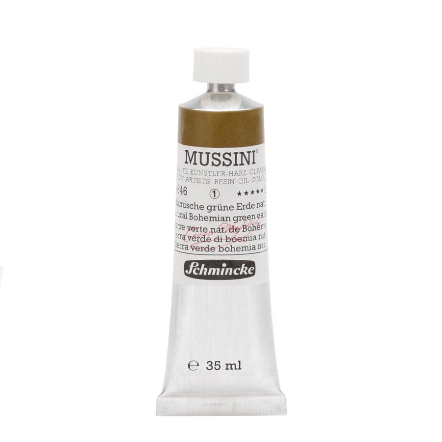 Mussini Yağlı Boya 35ml. Seri 1 N:646 Naturel Bohemian Green Earth