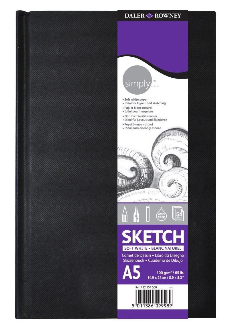 Simply Sketch Book Eskiz Defteri 100gr A5 54 Yaprak