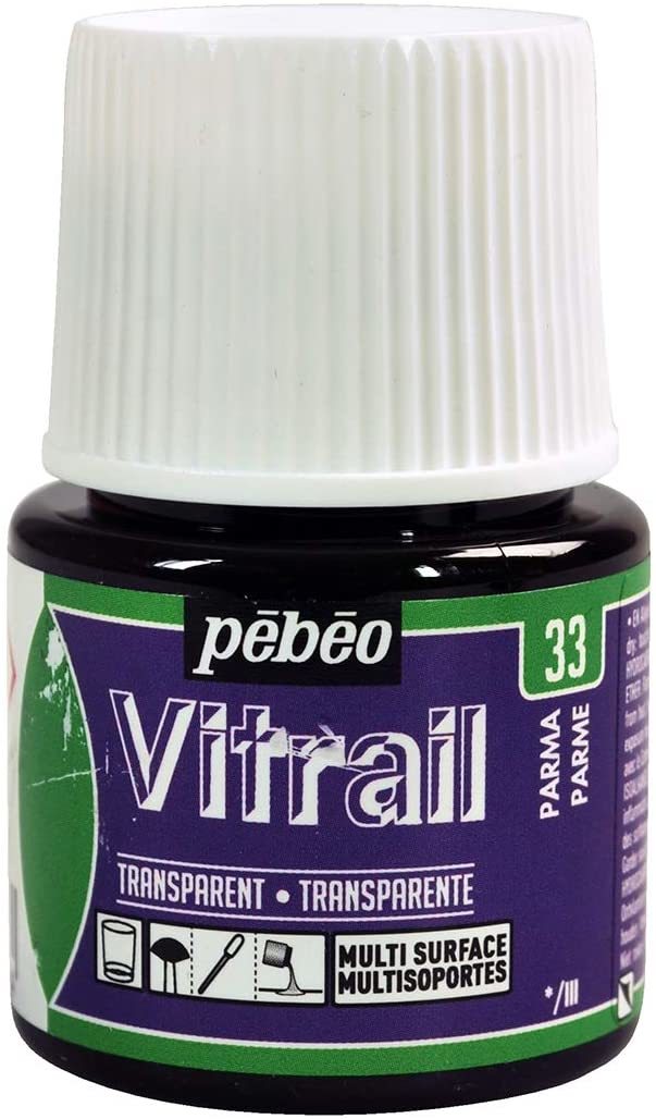 Vitrail Cam Boyası 45ml - 33 Parma