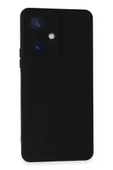 Newface Vivo Y27 Kılıf Nano İçi Kadife Silikon - Siyah