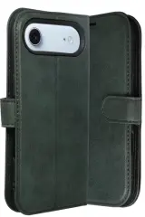 Newface Apple İphone 17 Air Trend S Plus Kapaklı Kılıf - Yeşil