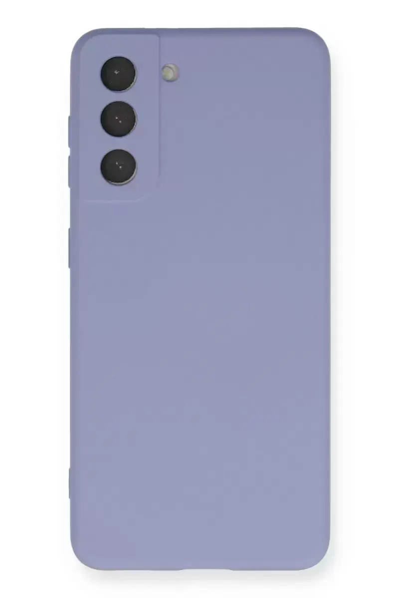 Newface Samsung Galaxy S21 Kılıf Nano İçi Kadife Silikon - Lila