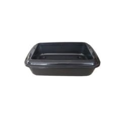 Ans Kedi Tuvalet Kabı Siyah 12*37*42 cm + Kürek Hediyeli