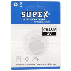 Supex Cr2325 3 Volt Lityum Pil Tekli