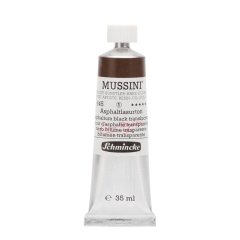Mussini Yağlı Boya 35ml. Seri 1 N:645 Asphaltum Black