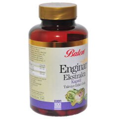 Enginar Ekstraktı Plus+ 100 Kapsül