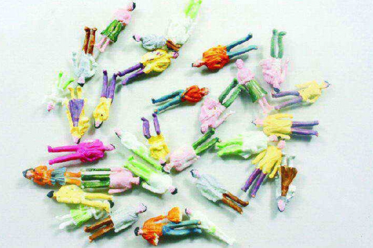 Maket İnsan Figürü 1:75 25'li N:İB1075