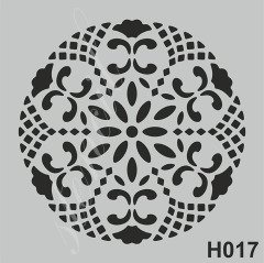 Stencil 25x25cm N:H017