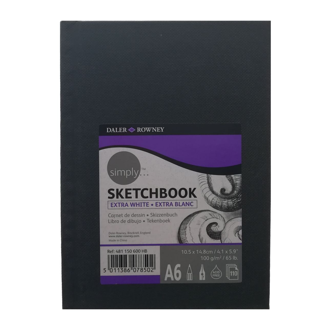 Simply Sketchbook 10.5x14.8cm 100gr. 110 Yaprak