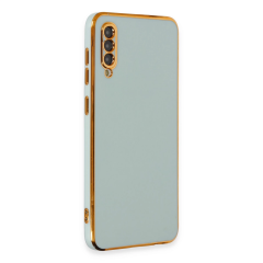 Samsung Galaxy A50 Kılıf Volet Silikon - Açık Yeşil